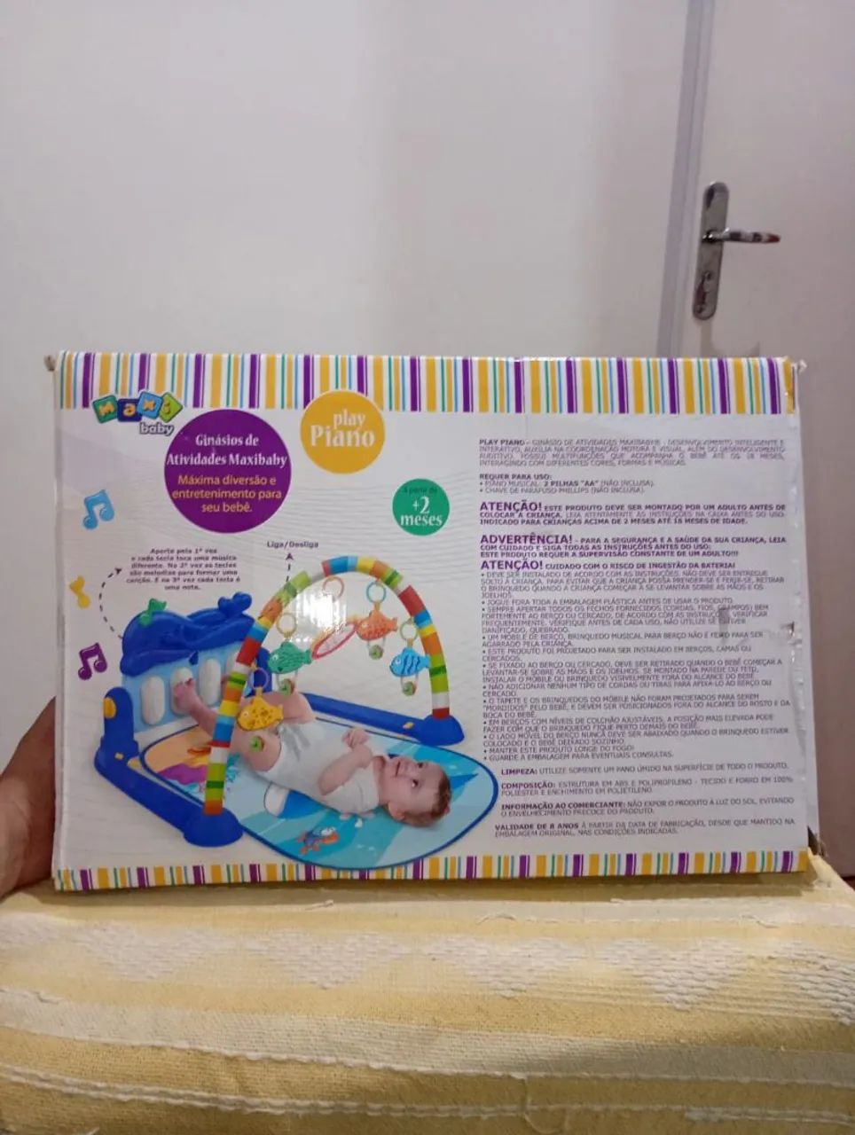 Tapete de atividades para bebê 
