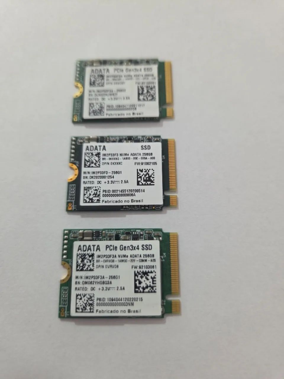 3 SSD de 256 Gb funcionando perfeitamente - Foto 2