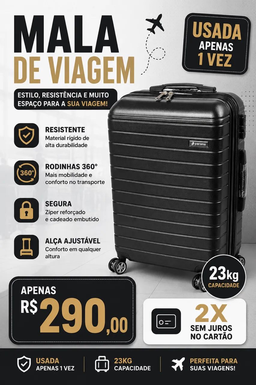 Mala de viagem 23kg