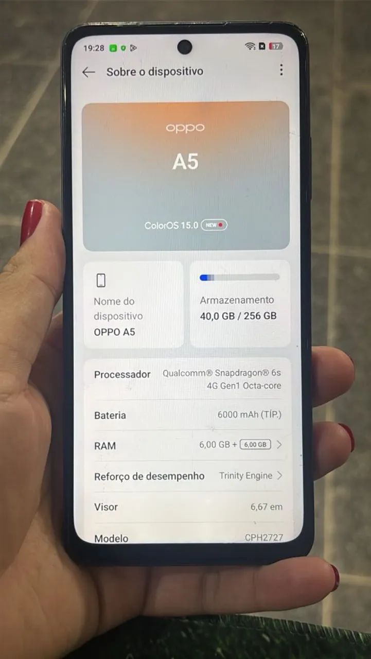 OPPO A5   256 GB