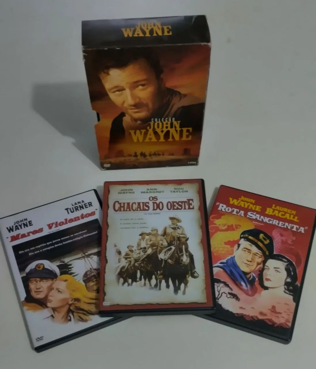 RARIDADE *** Box Coleção John Wayne 3 DVDs Edição limitada  - Foto 5