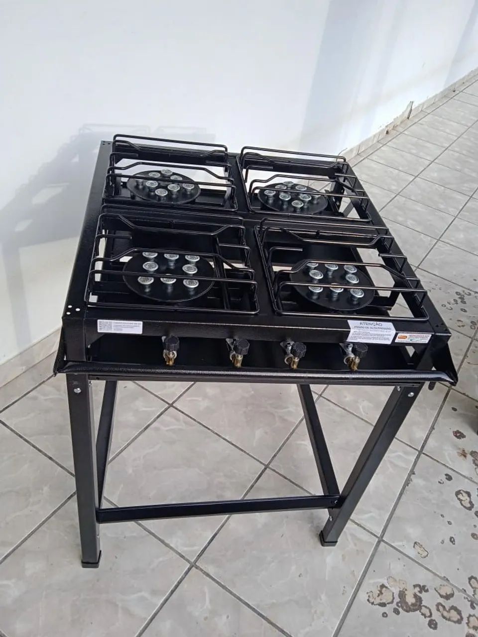 Fogão Industrial 4 Bocas Alta Pressão, em Promoção  - Foto 3