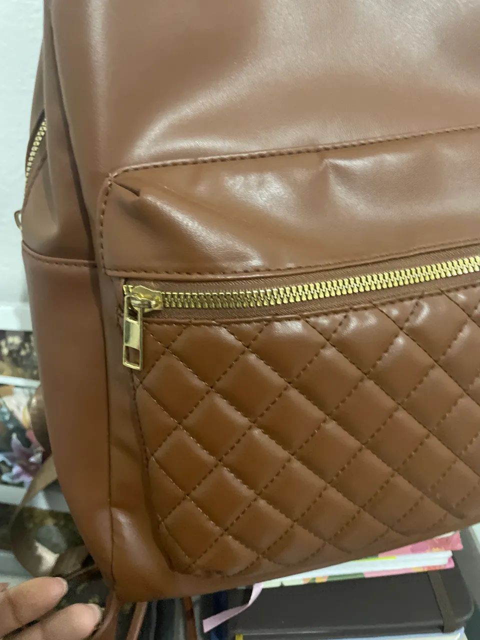 Mochila marrom estilosa - Foto 4
