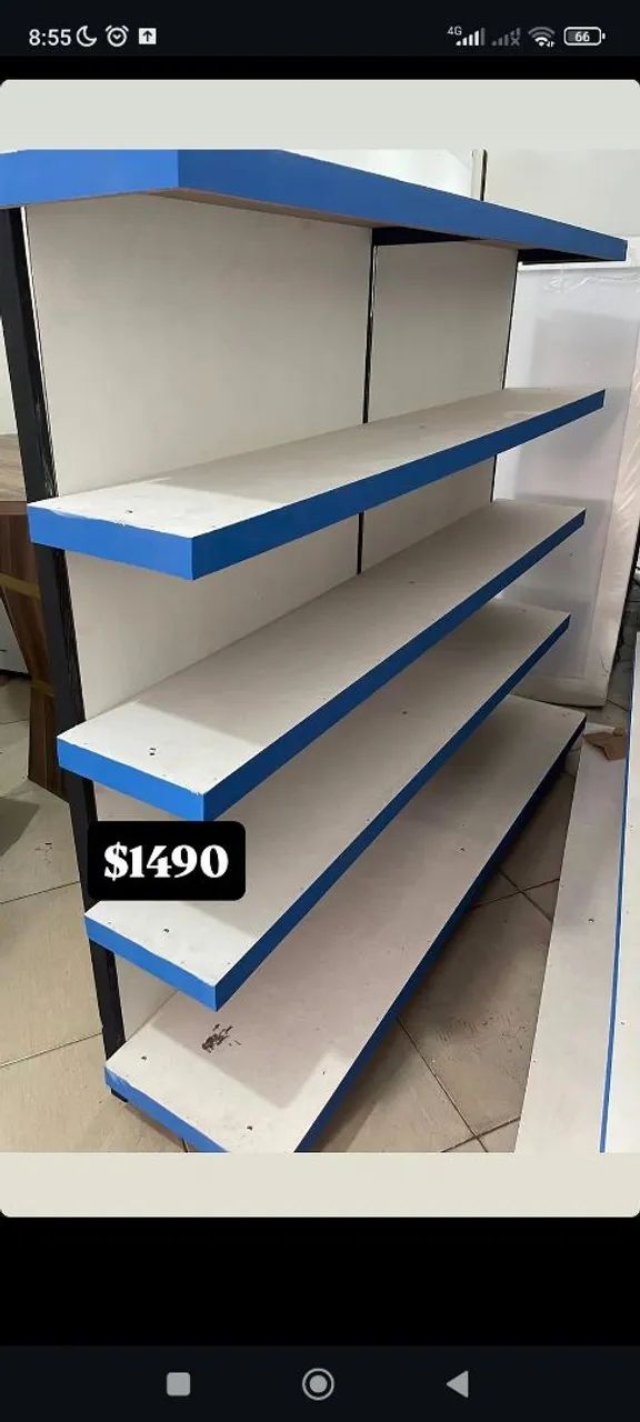Prateleira para comércio 