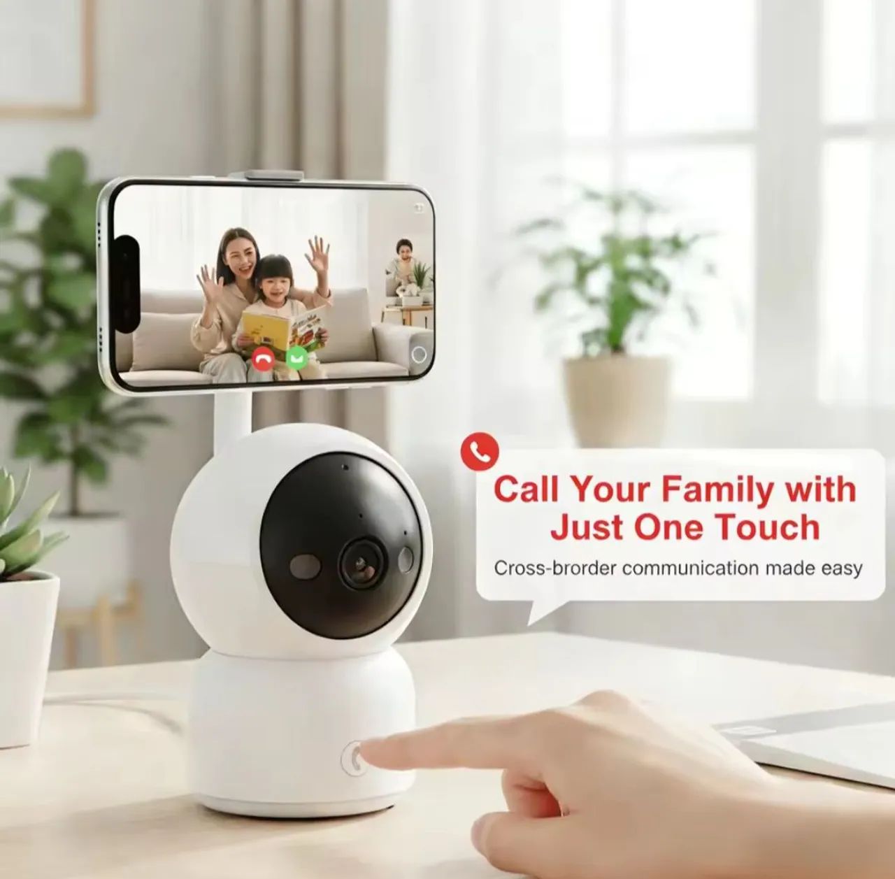 Câmera IP Wi-fi Interna com chamada por um toque - Foto 3