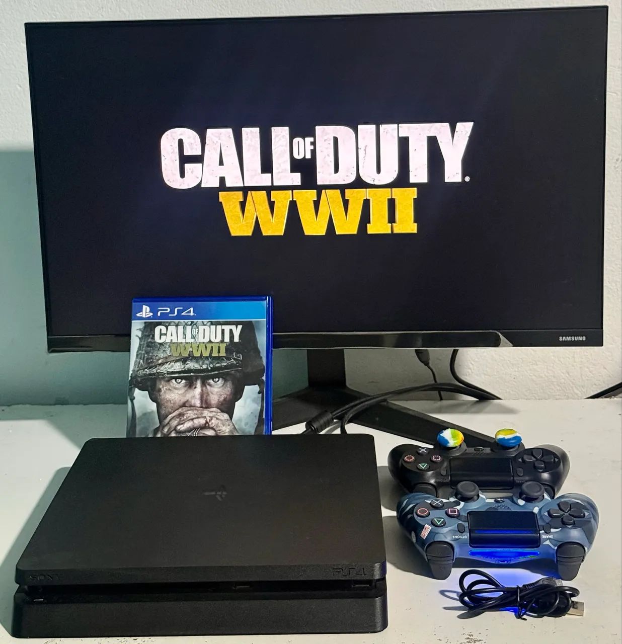 Ps4 slim | 500gb | 9 jogos - Consoles de Vídeo Game - Mocambinho