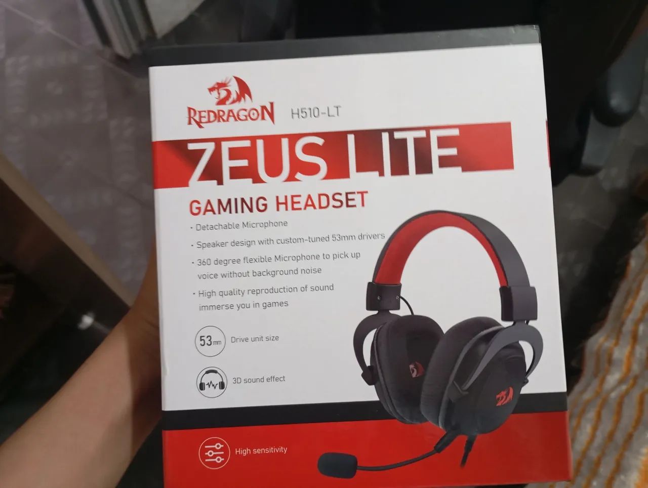 Headset Redragon Zeus Lite Original + Caixa - Foto 5