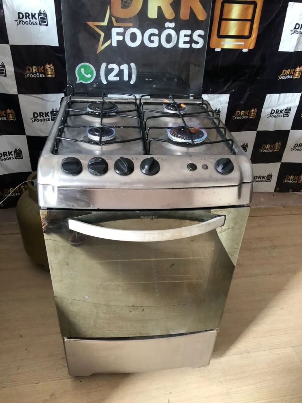 Fogão Eletrolux touch inox lindo automático 