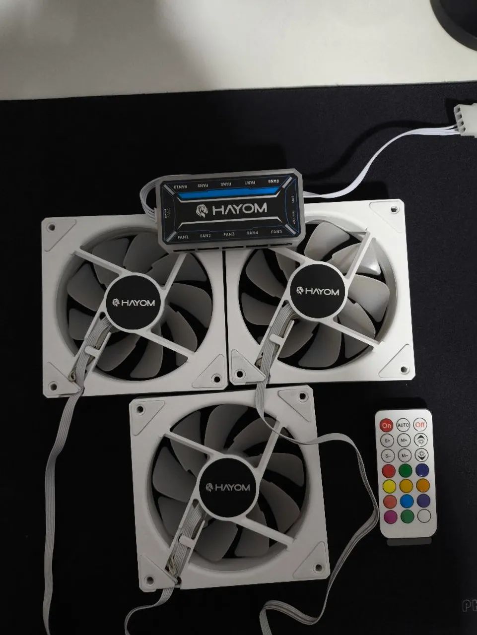 Ventoinhas Hayom 120mm RGB