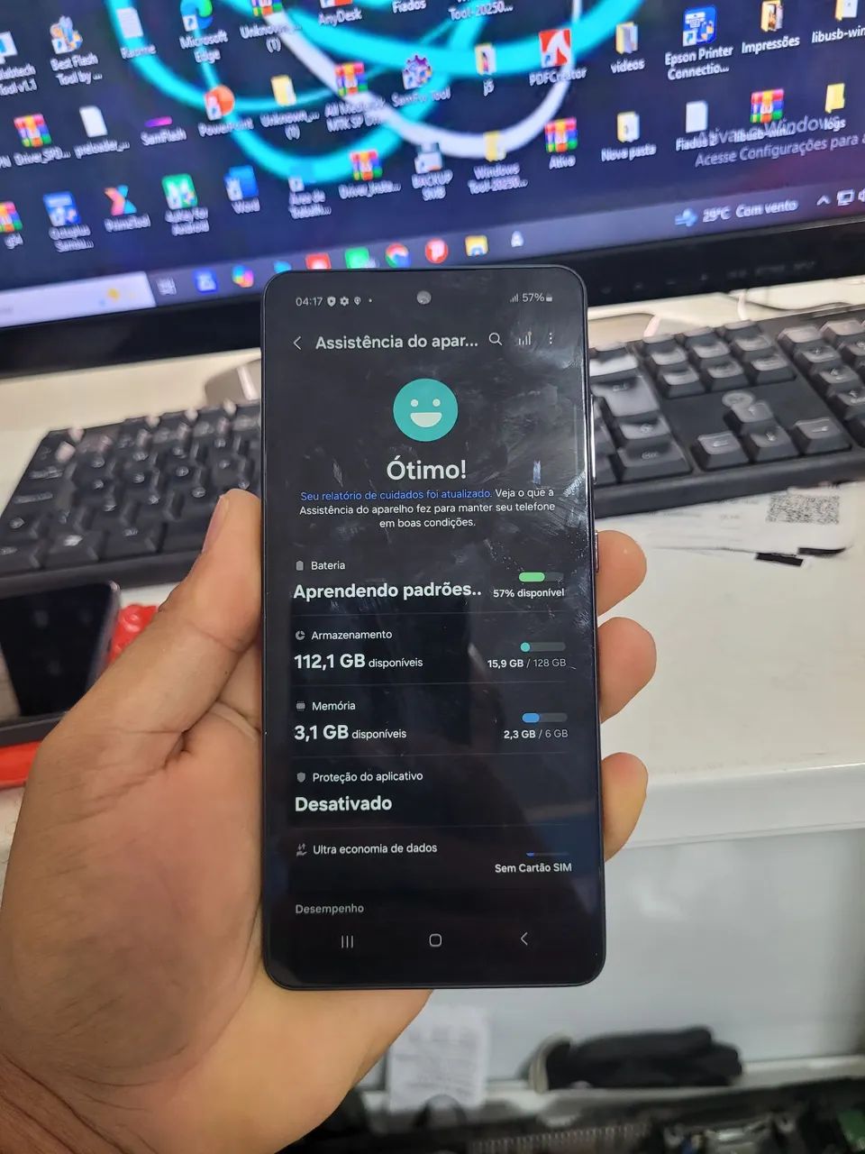 A52 6GB de memoria RAM na caixa  - Foto 3