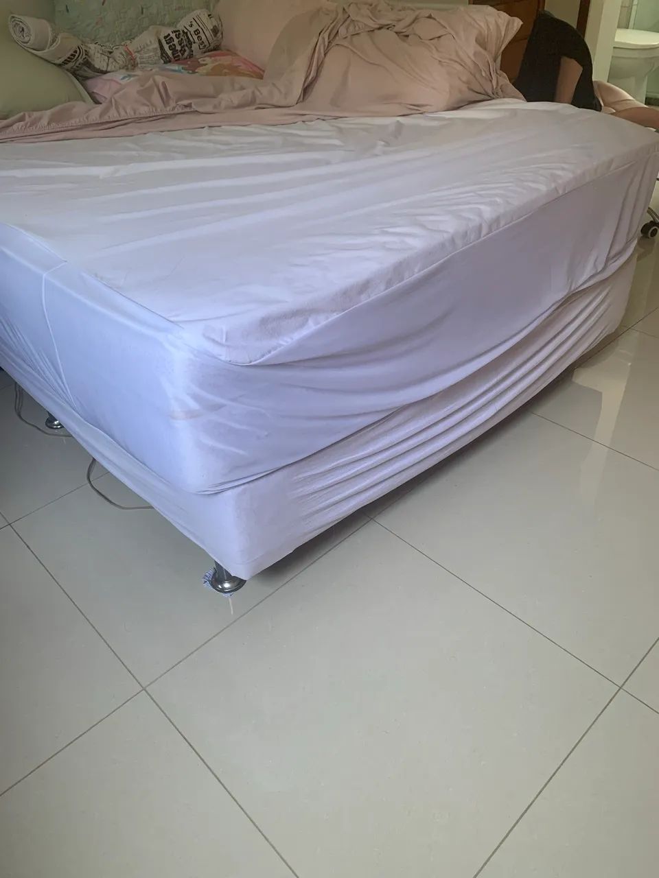 Cama box de casal com colchão  - Foto 5