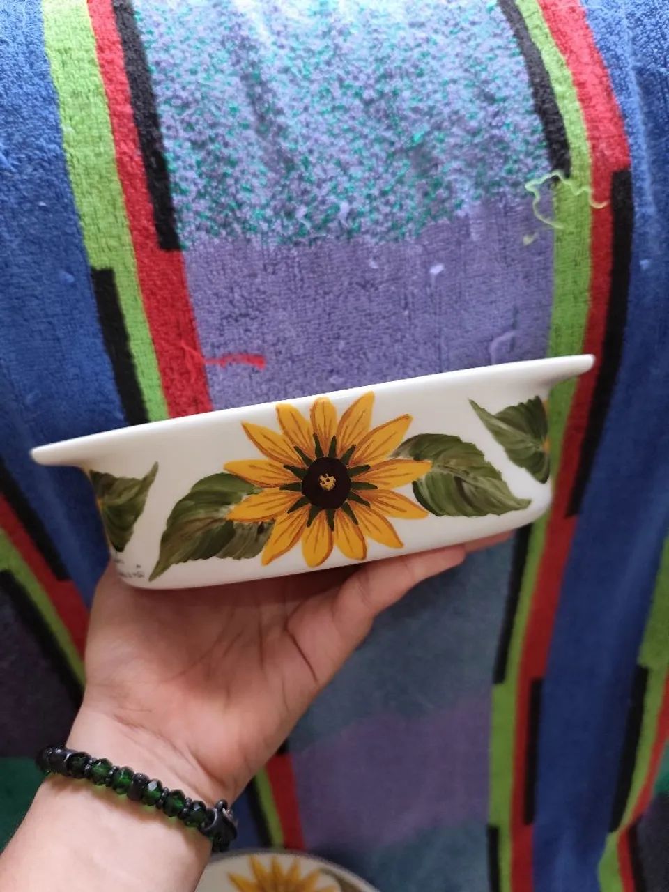 Travessas decoradas com girassóis - conjunto - Foto 5
