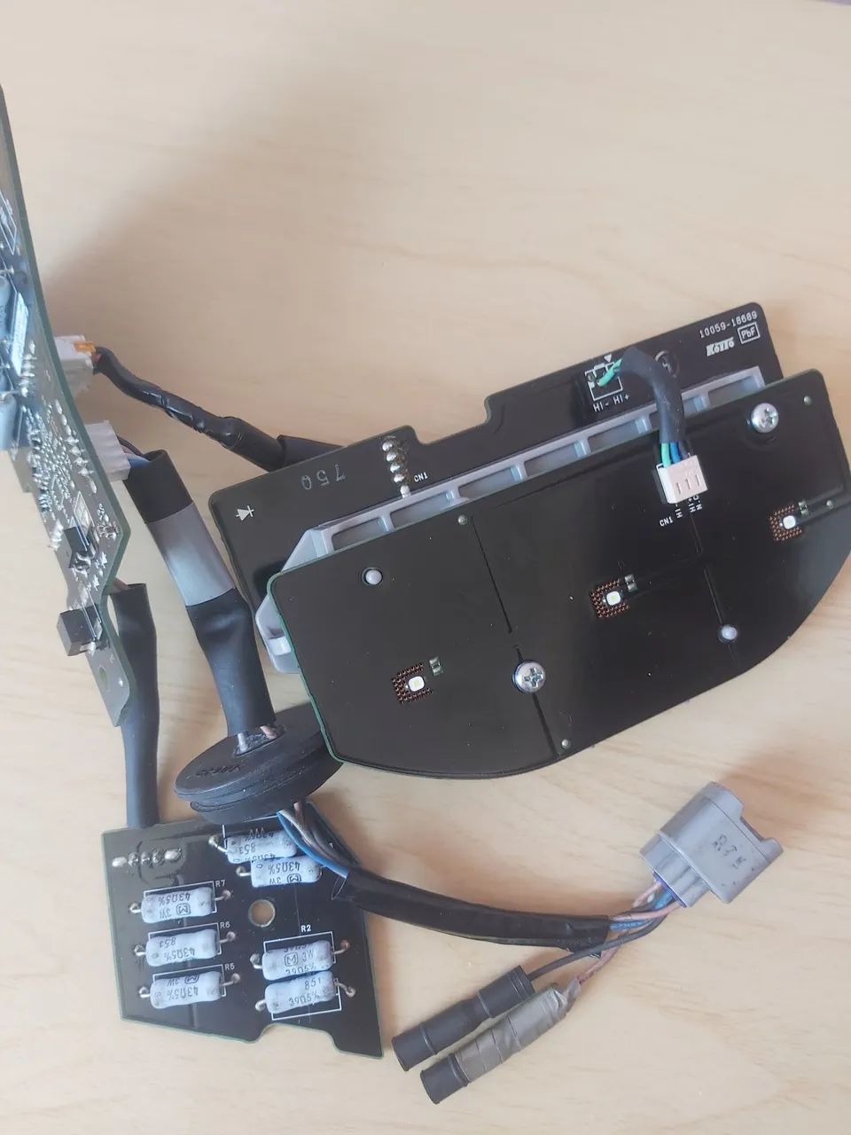 Placa de Led farol alto e baixo para Honda 500F 650 1000  - Foto 3
