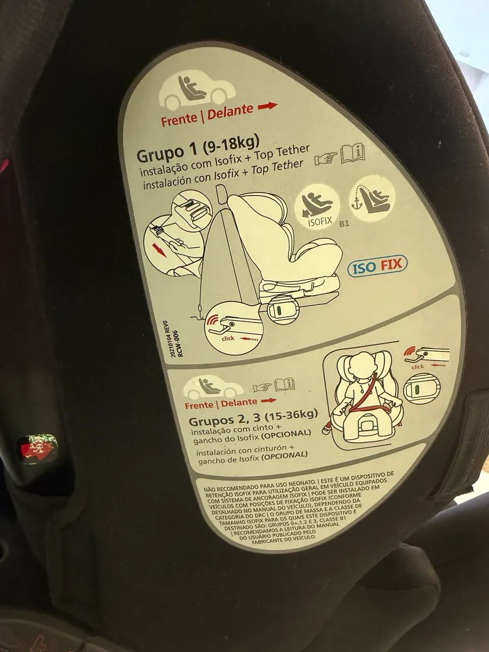 Cadeirinha de carro safety 1st multifix preta - Foto 3