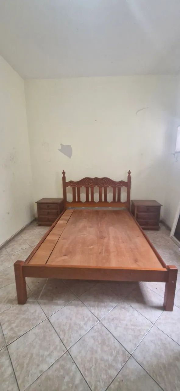 Cama madeira trabalhada - Foto 3