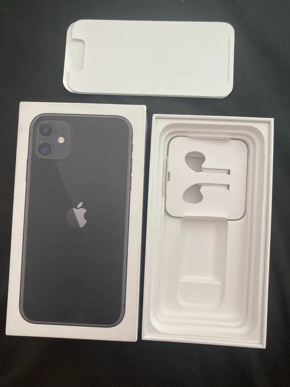 Caixa vazia de iPhone 11 preto 128gb - Foto 2