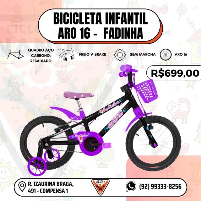 BICICLETA ARO 16 CAIRU
