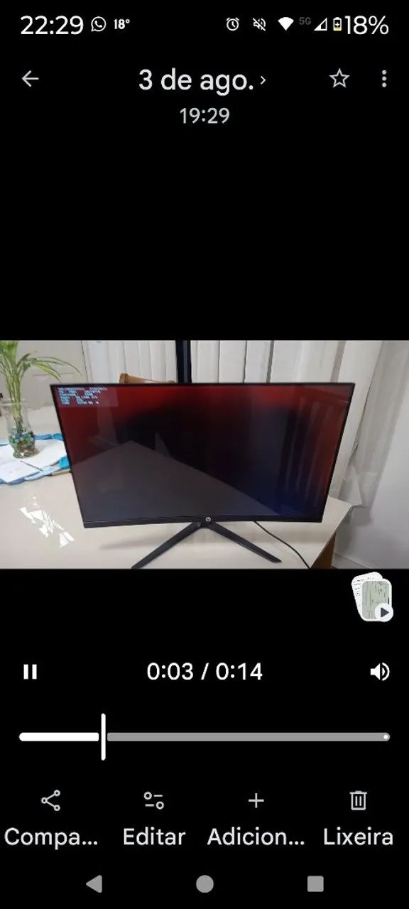 Monitor 24" BrazilPC hd 75hz
