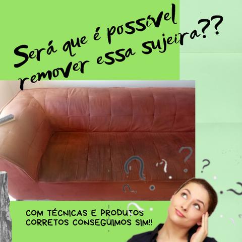 Sofá sujo tem solução?