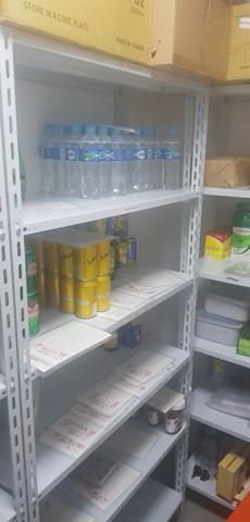 Estante/Prateleira resistente (2 unidades) - Ferro Branco