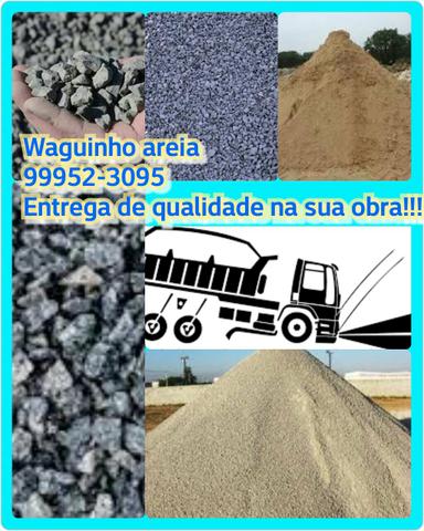 Areia Brita Cascalho e aterro