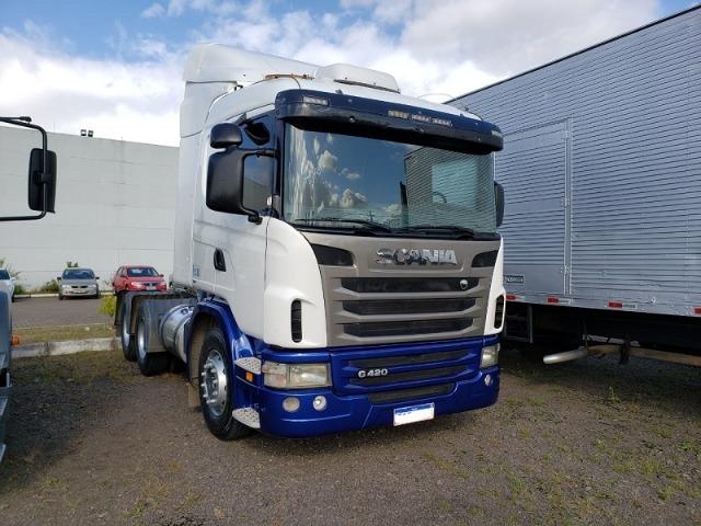 Scania g 420 6x2 ano 2010, de 1 * dono ,so linha argentina, baixo km - Foto 9