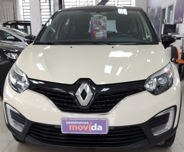 Captur Life 1.6 16V Flex 5p Aut.(PCD) 2019/2019 Marfim + Teto Preto