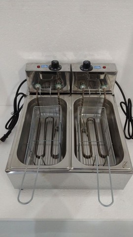 Fritadeira elétrica e tacho elétrico nova com garantia em inox  - Foto 5
