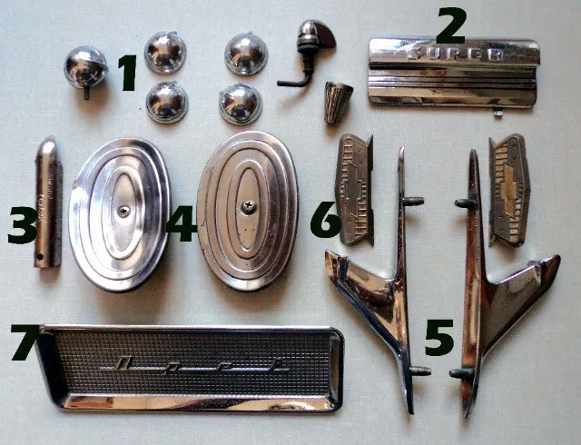 Chevrolet anos 50 e outros acabamentos (Item para colecionador)