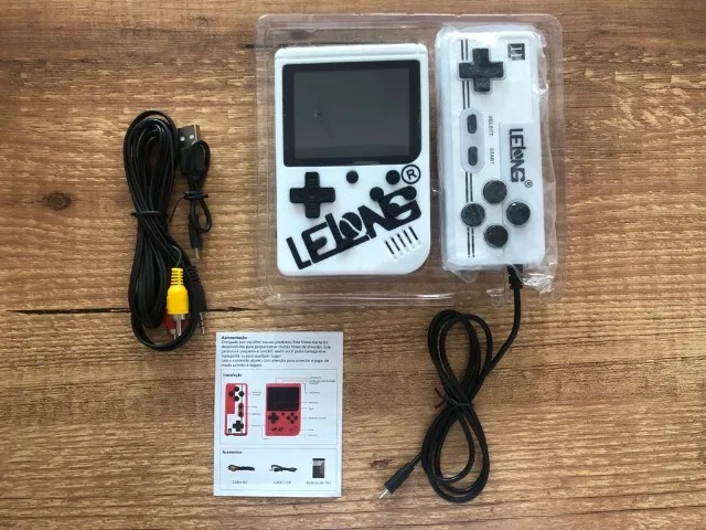 Consola de Jogos Portátil LCD de 35 polegadas Retro Game Console com  suporte para 2 jogadores Conexão de TV Presentes para crianças