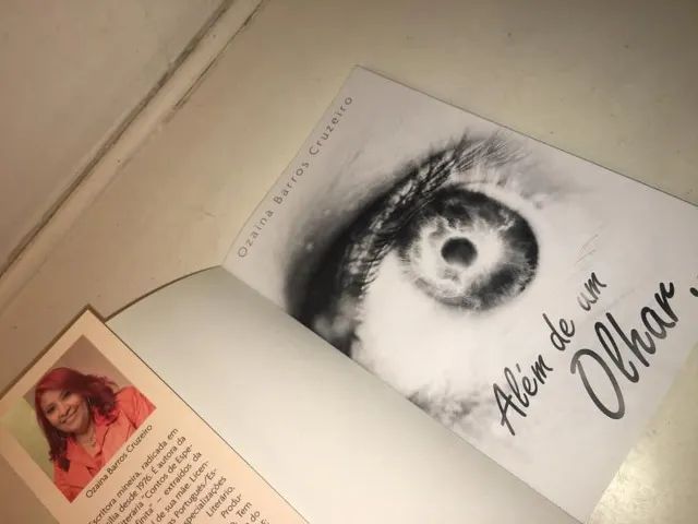 Livro Além de um olhar Ozaina Barros cruzeiro bom estado , usado bom estado conforme fotos - Foto 2