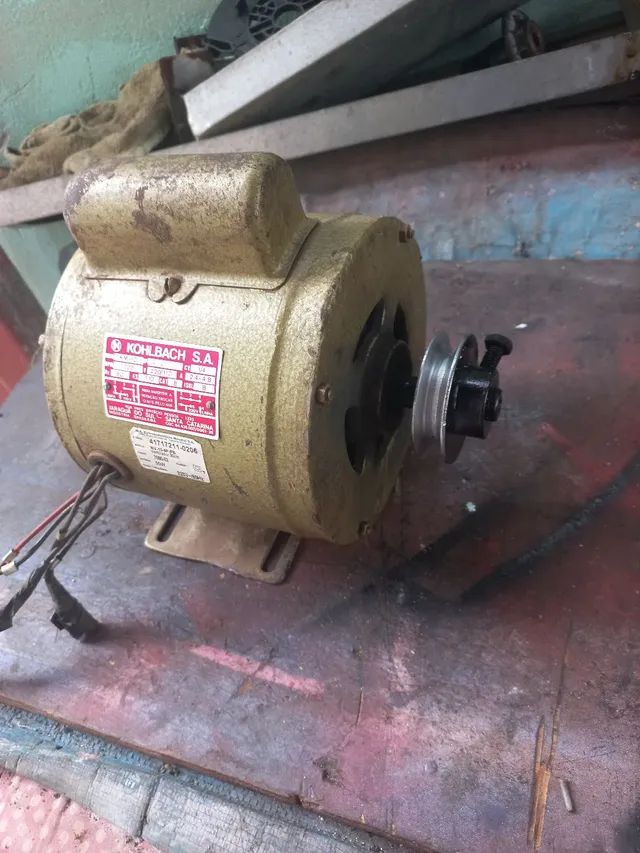 Motor monofásico RPM 1720 CV 1/4 conservado 