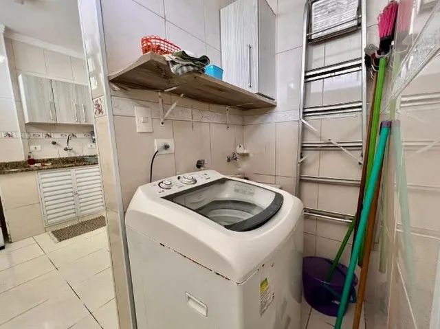 Excelente apto 2 qtos, frente praia, c/ garagem, Praia Gonzaga , Santos - Foto 9