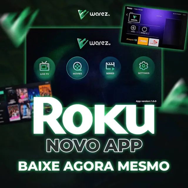 Novo APK para TV Roku 