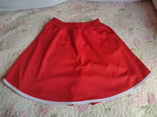 Short Saia Infantil em Poliéster - Tamanho 12 Anos