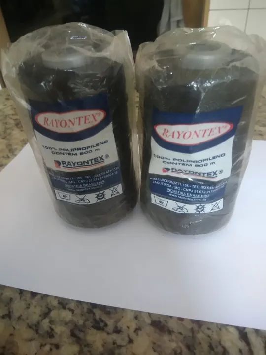 Linha de polipropileno 1,5mm 50 rolos com 500m marca Rayontex