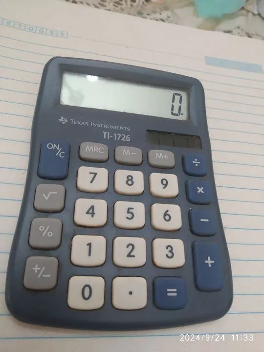 Calculadora solar Texas instruments