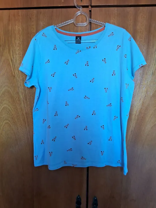 Camiseta MC Estampada Hering - Tamanho M
