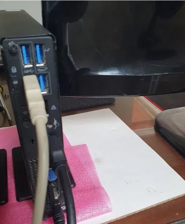 Mini computador DATEN i5 7ª geração, 16gb ram+ HD 480Gb + monitor gamer 25" LG - Foto 3