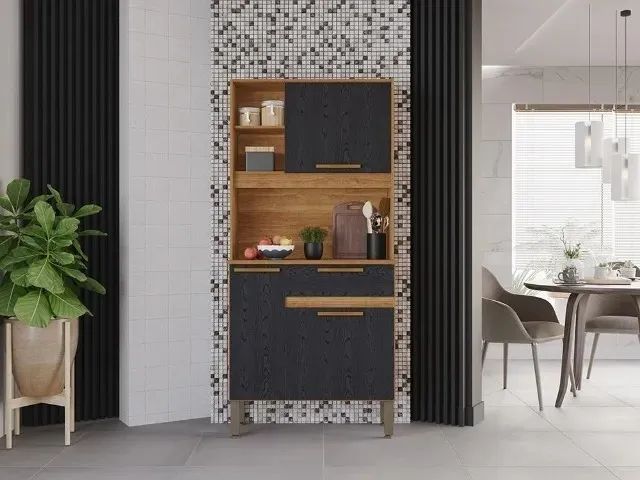 Armário Cozinha Compacto Kit 3 Portas 1 Gaveta. São Produtos Novos Direto da Fábrica. - Foto 2