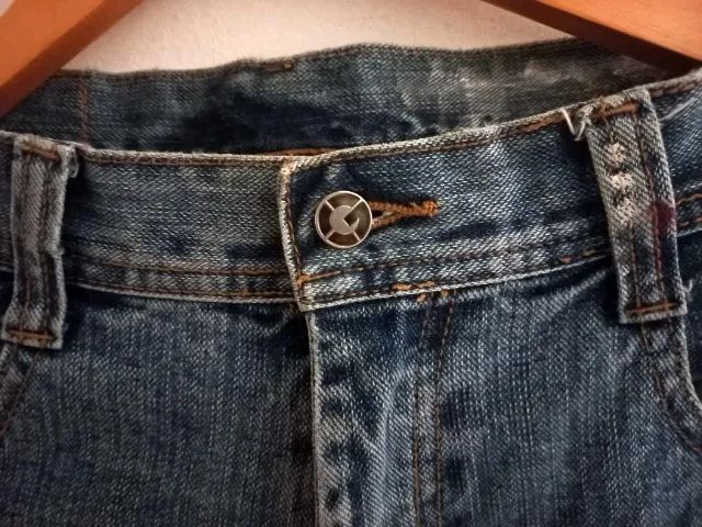 Bermuda Jeans Destroyed G-unit 2006 Made in Vietnam  - Foto 3
