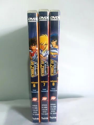 Dvd Os Cavaleiros Do Zodíaco Box 2 - Cavaleiros de Prata - CDs