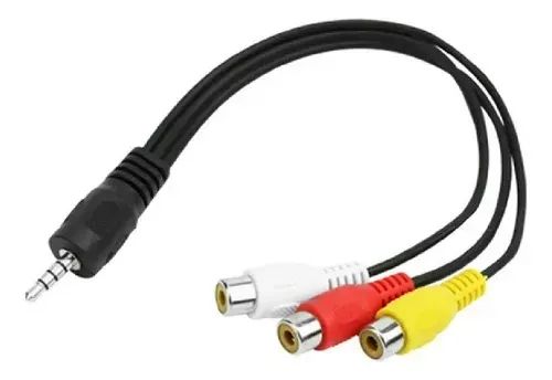 Cabo P2 Av 3 Rca Fêmeas Tv Receptor Áudio Vídeo - Foto 6