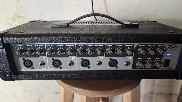 Mesa Potência 4 Canais Peavey PVi 4B Powered Mixer - Instrumentos ...