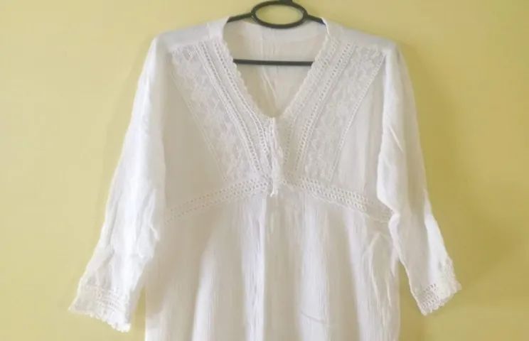 Blusa em Renda Guipir  - Foto 2