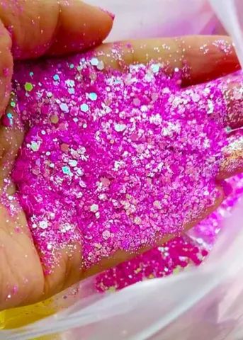 Glitter Flocado com 10 Pacotes a Sua Escolha - Total 50 Gramas - Foto 2