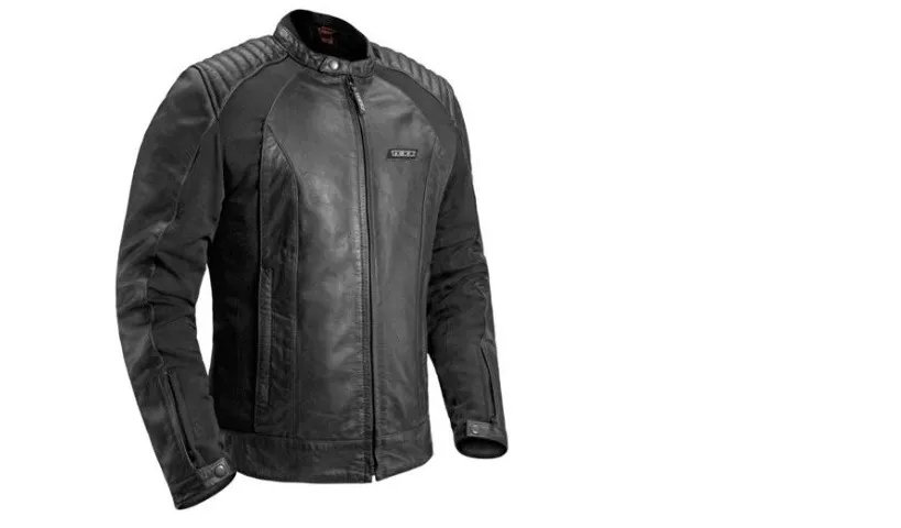 Jaqueta Texx Masculina Storm Couro Legítimo Com Proteção