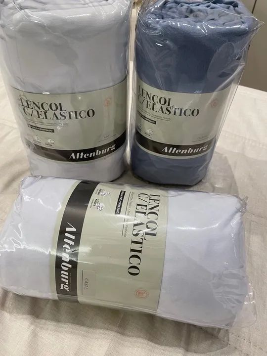  Vendo lençóis Altenburg malha 100% algodão Casal/ Queen/ king.