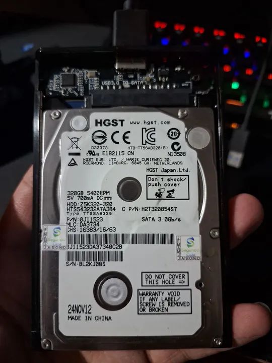 HD externo 320gb - Foto 2