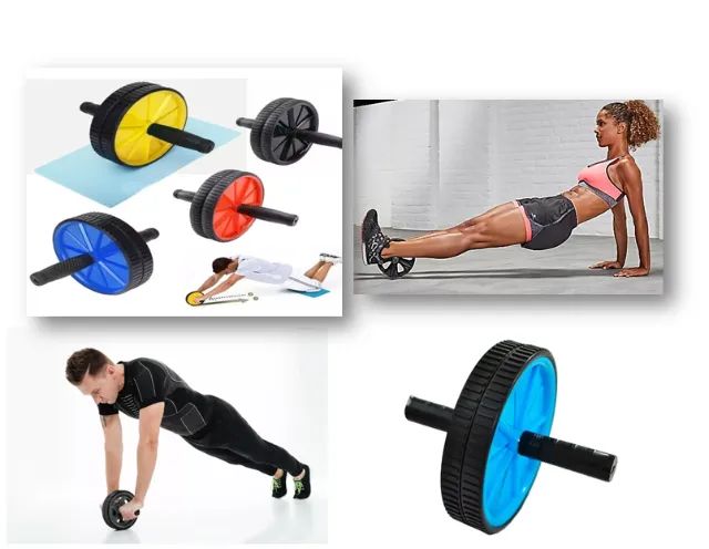 Roda para Treinos Abdominal + Tapete para Joelhos - Foto 4